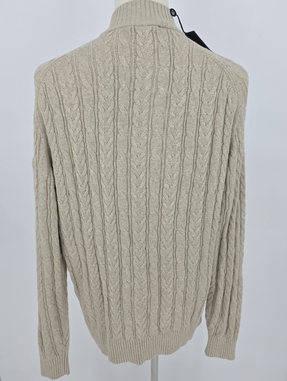 Bobby Jones Georgia Tech Sweater Mens XL NWT Cotton Wool Cable Knit GT - Picture 5 of 10